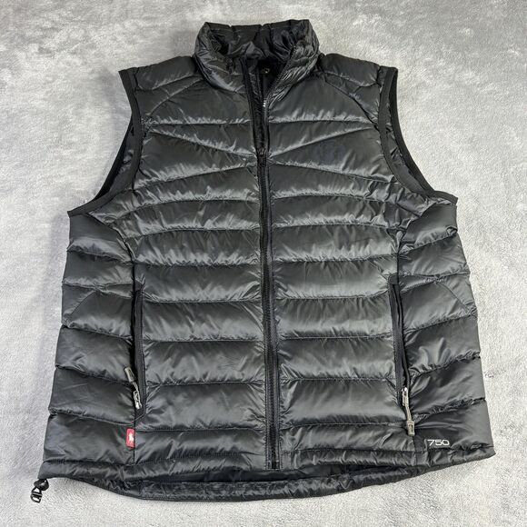 Polo Sport Ralph Lauren Vest Mens Medium Black 750 Down Puffer Zip Pockets Warm - Picture 8 of 16